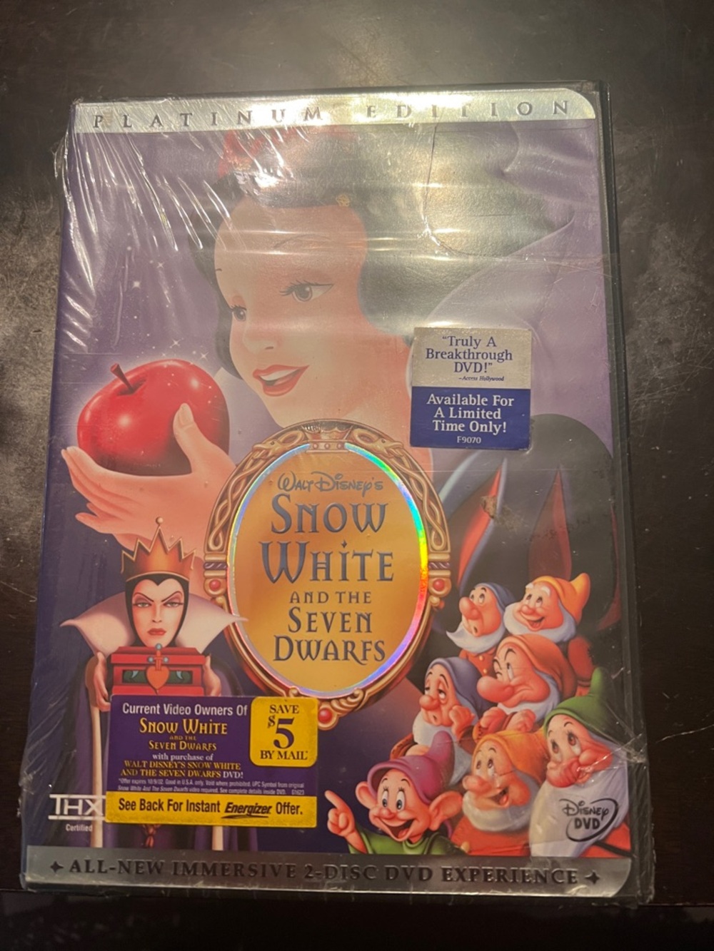 ✨ RARE Sealed Snow White & Seven Dwarfs Platinum Edition DVD 2-Disc Set